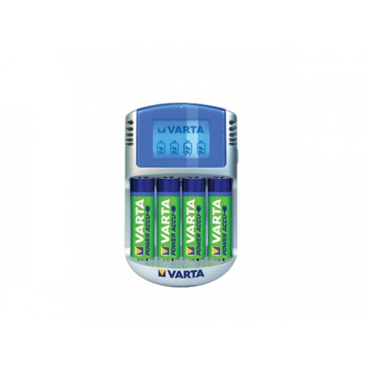 Varta chargeur universel LCD AA/AAA avec batterie 4 piles AA 2600mAh