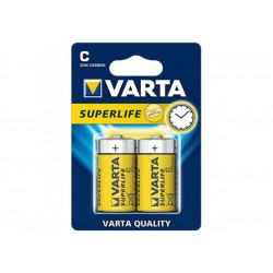 Varta Pack de 2 piles Superlife R14 Baby C