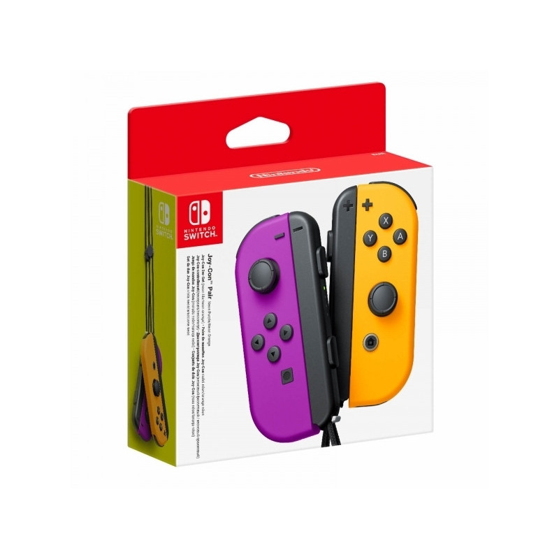 Manette Nintendo Switch Joy-Con Neon Lila / Neon Orange