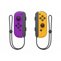 Manette Nintendo Switch Joy-Con Neon Lila / Neon Orange