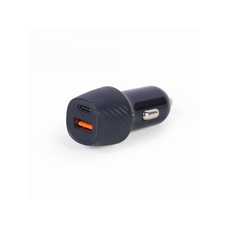 Gembird Chargeur auto avec 2 ports USB 20W