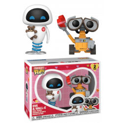 Funko POP! Walle-E & Eve - Pack Saint-Valentin