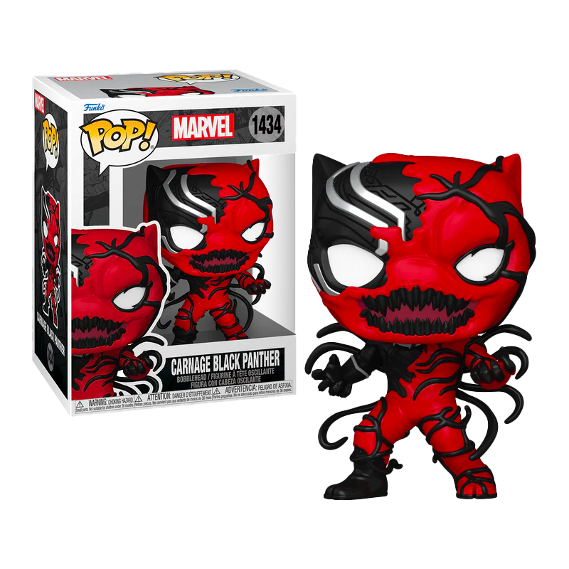 Figurine POP! Marvel - Carnageized - Black Panther