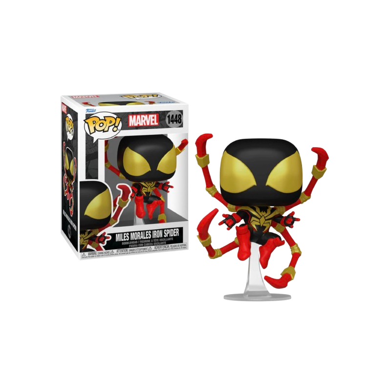 Figurine POP! Spider-Man - Miles Iron Spider Chase