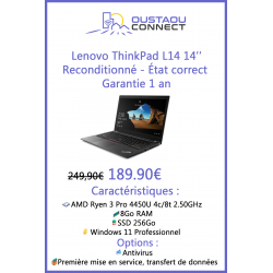 Lenovo ThinkPad L14 - État correct