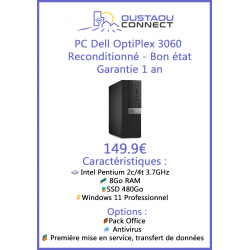 PC Dell OptiPlex 3060 - Bon état