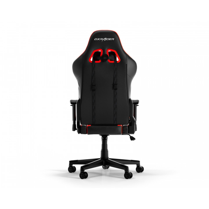 Fauteuil DXRacer PRINCE L - Noir & Rouge - Cuir PVC