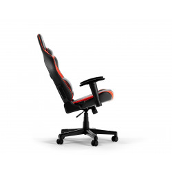 Fauteuil DXRacer PRINCE L - Noir & Rouge - Cuir PVC