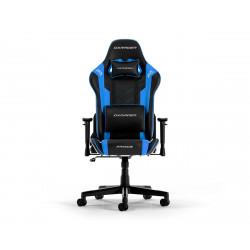 Fauteuil DXRacer PRINCE L - Noir & Bleu - Cuir PVC