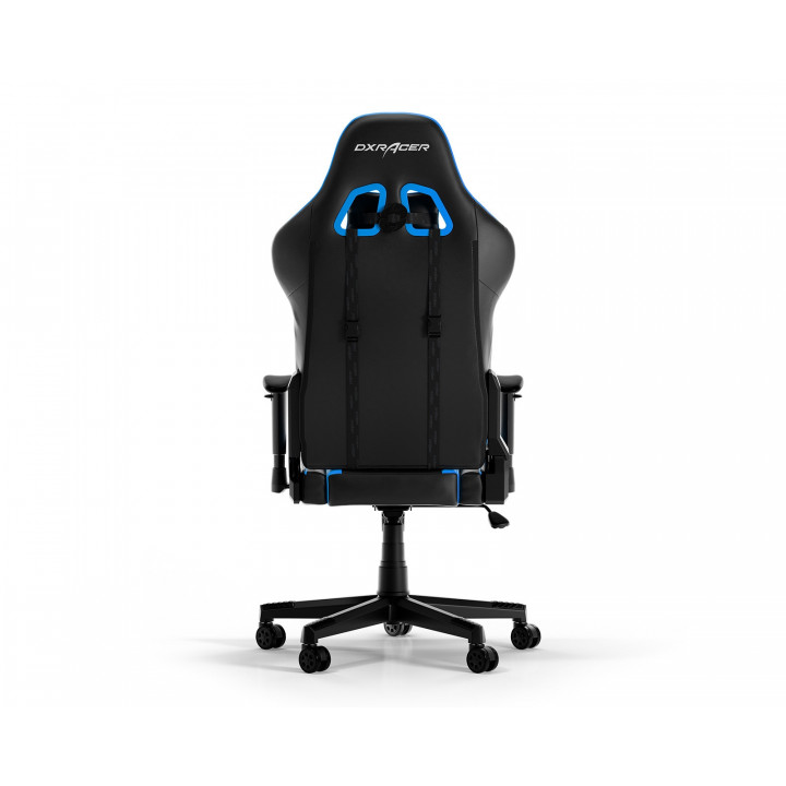 Fauteuil DXRacer PRINCE L - Noir & Bleu - Cuir PVC