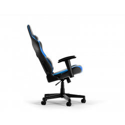 Fauteuil DXRacer PRINCE L - Noir & Bleu - Cuir PVC